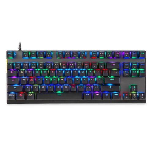 Mechaninė žaidimų klaviatūra Motospeed K82 RGB (juoda)