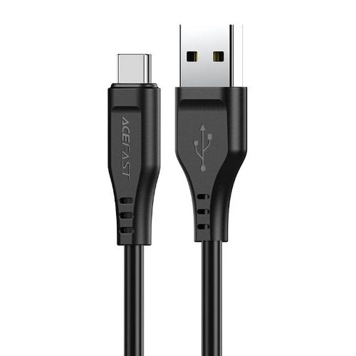 USB laidas į USB-C Acefast C3-04 1.2m 60W (juodas)
