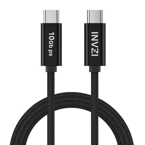 USB-C / USB3.2 Gen2 kabelis 100W 10Gbps, 2m (juodas)